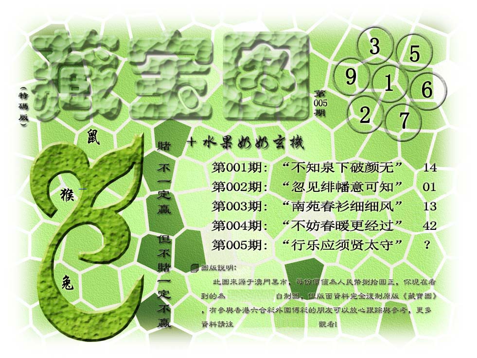 005期藏宝图(正版)[图]