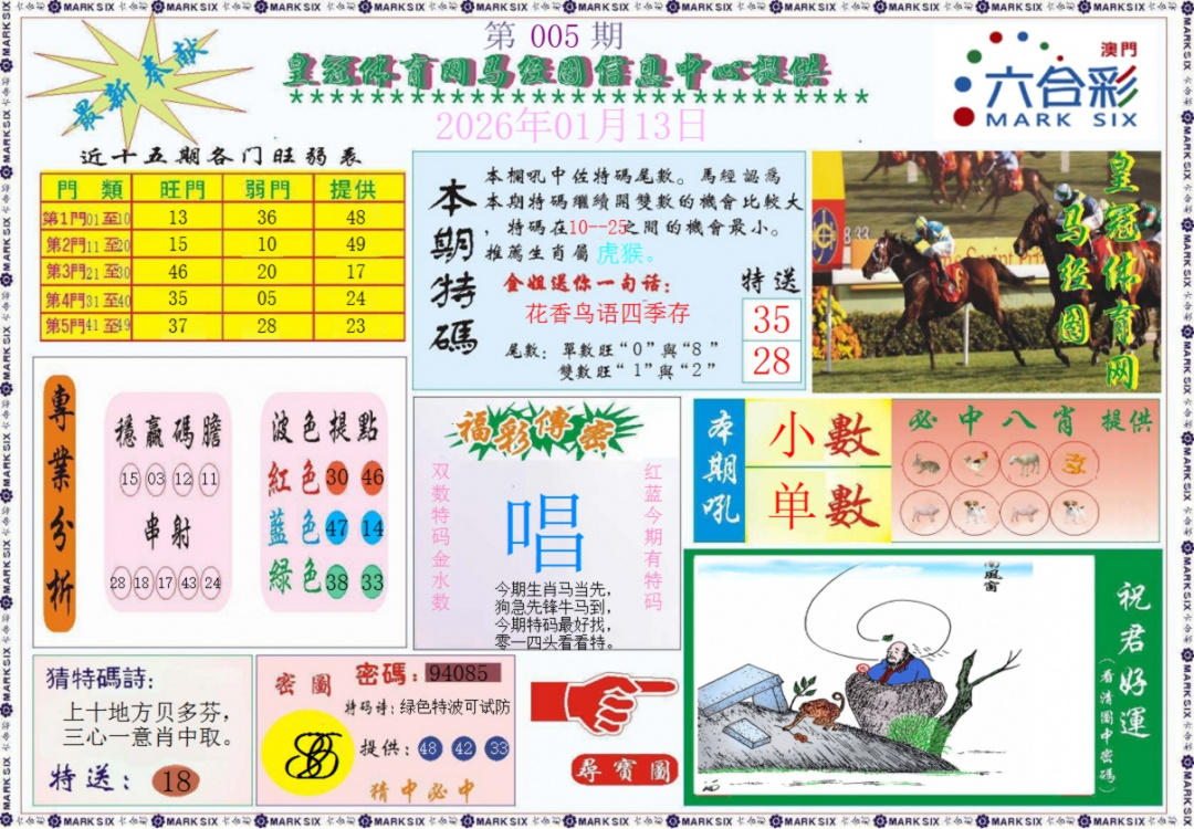 005期皇冠体育网马经图记录[图]